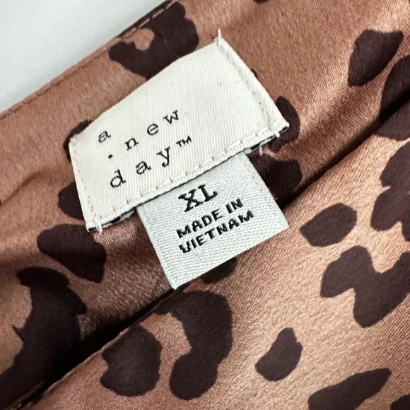 2 Dress Bundle! Black and Leopard Print Maxi Dresses. Target: A New Day Size XL - Picture 5 of 8